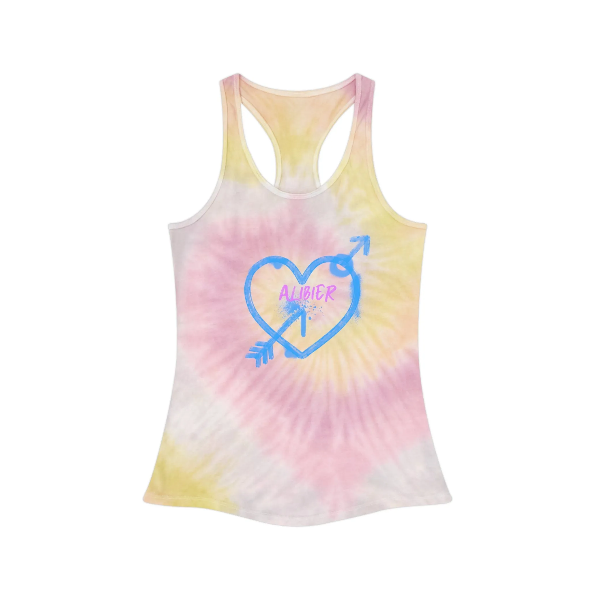 Alibier Tie Dye Racerback Tank Top