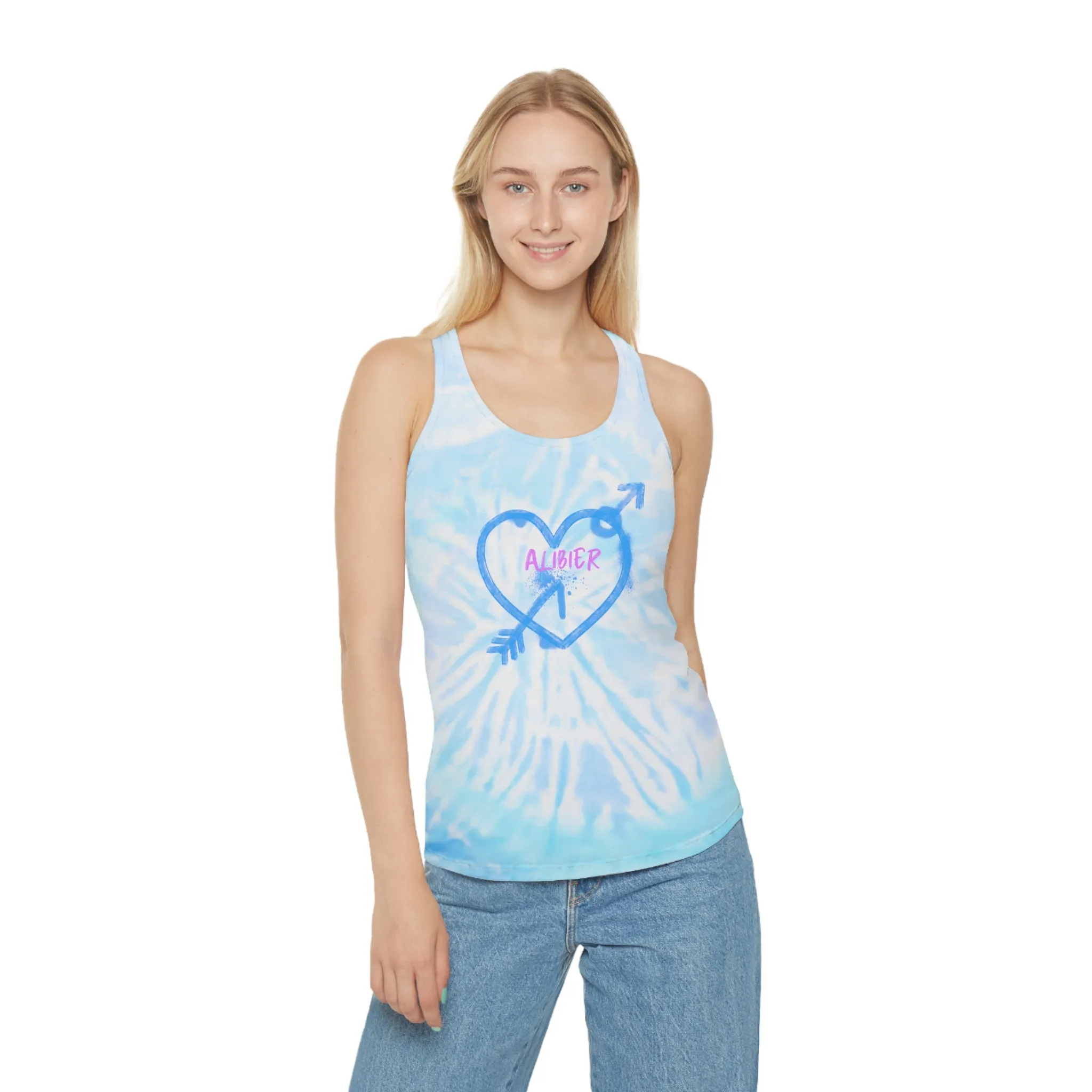 Alibier Tie Dye Racerback Tank Top