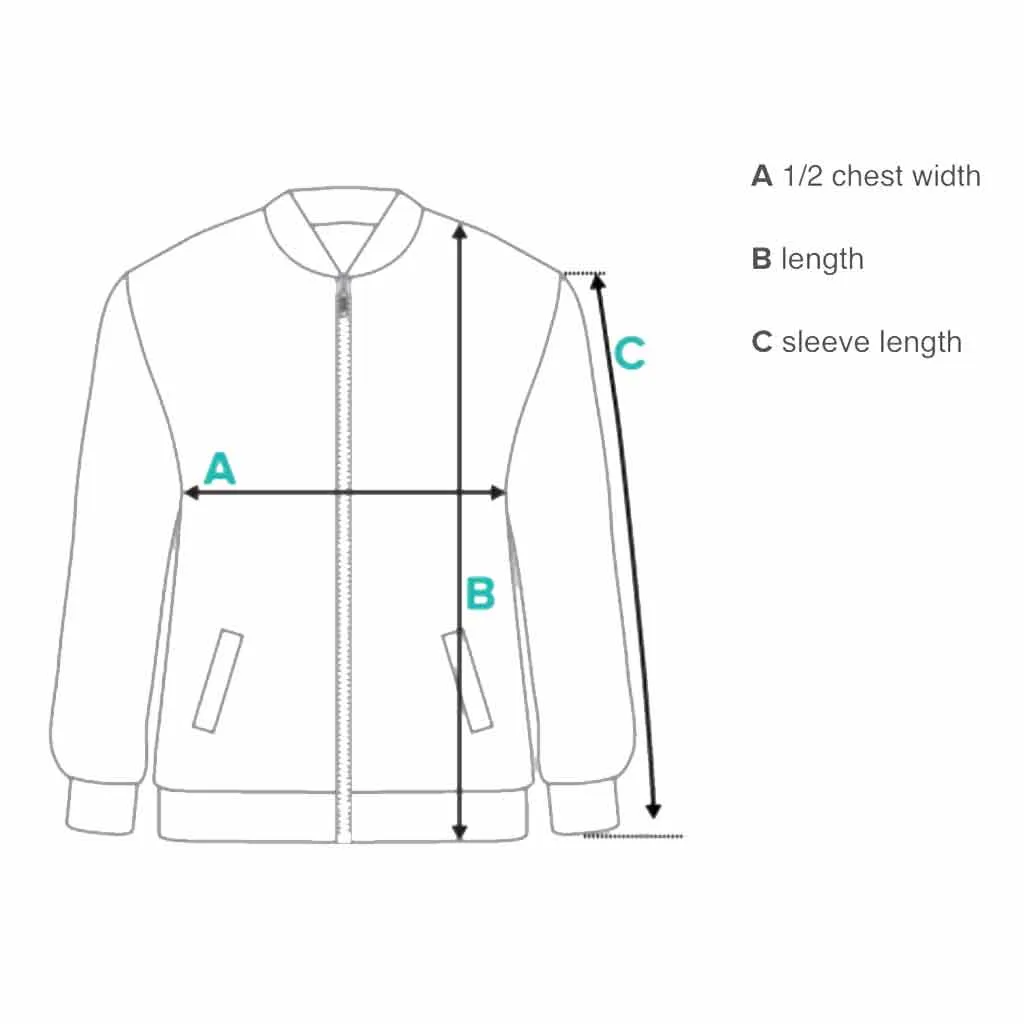 AOP Bomber Jacket - Mystic Falls Doodle