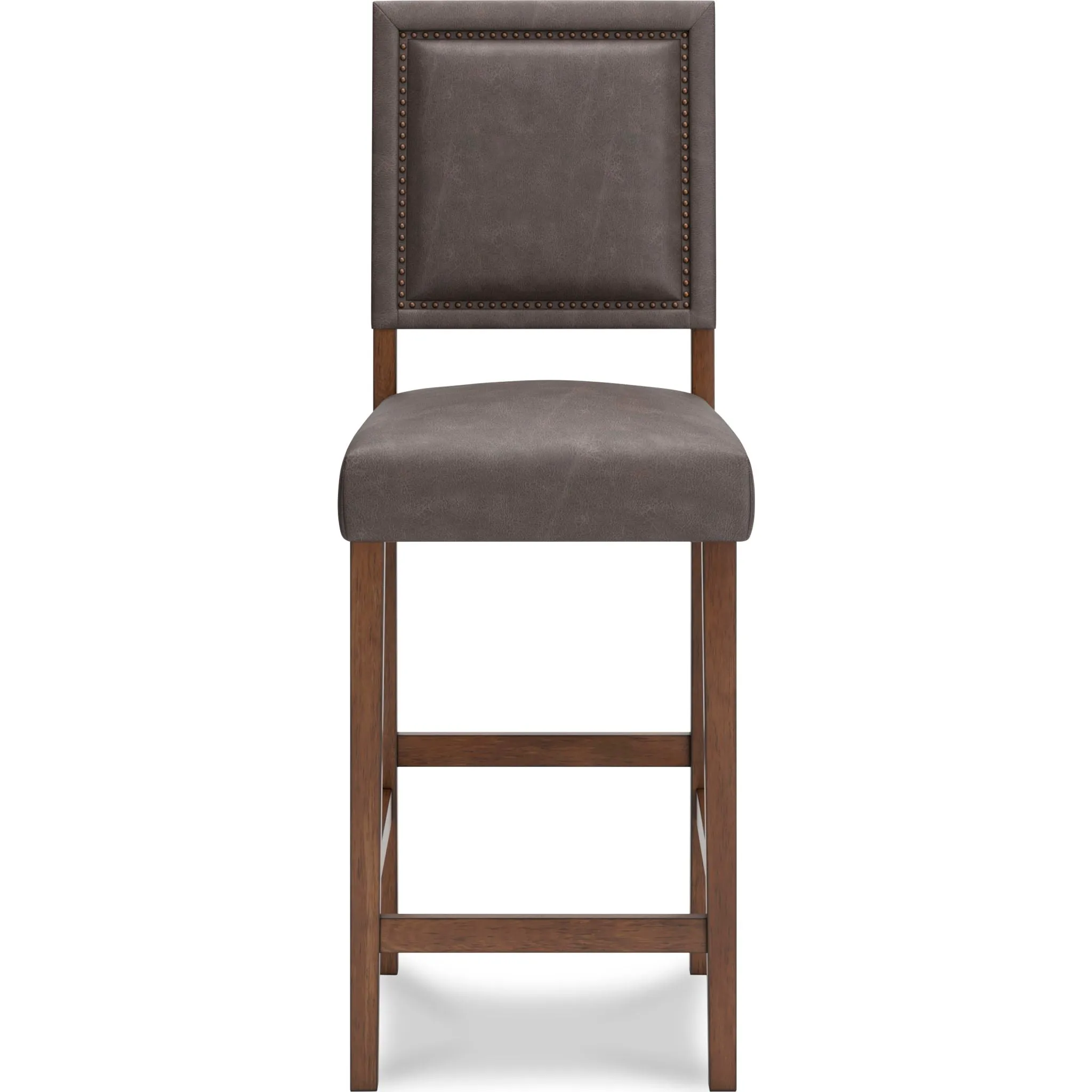 Benmara Bar Height Stool - Grayish Brown/Brown - (D466-130)