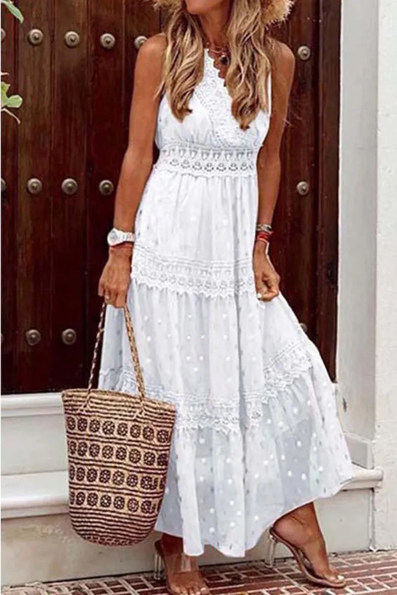 Bohemian Beach Graceful Maxi Dress