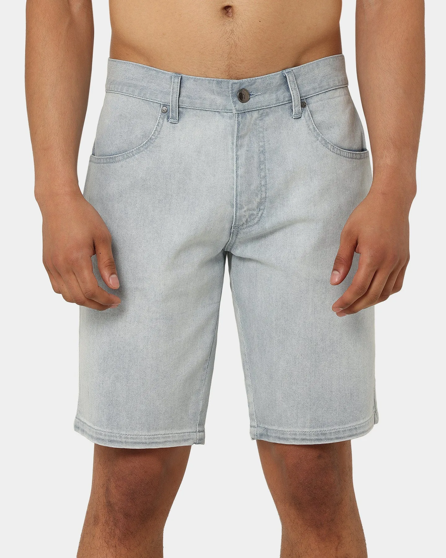 Carre Relache Denim Shorts Light Blue