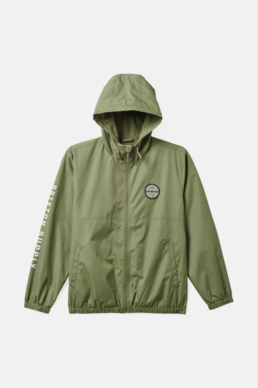 Claxton Crest Lightweight Jacket - Olive Surplus