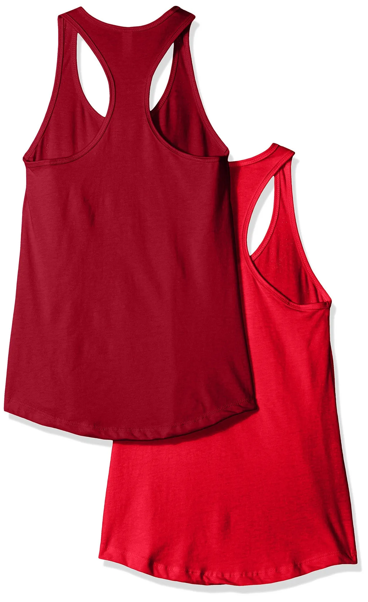 Clementine Apparel 2-Pack Tank Top for Women Racerback Sleeveless Summer Tanks