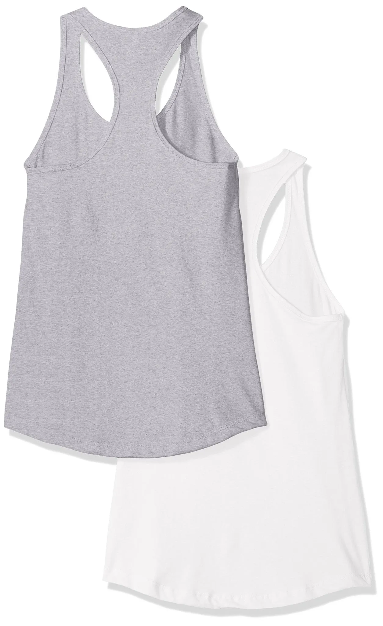 Clementine Apparel 2-Pack Tank Top for Women Racerback Sleeveless Summer Tanks