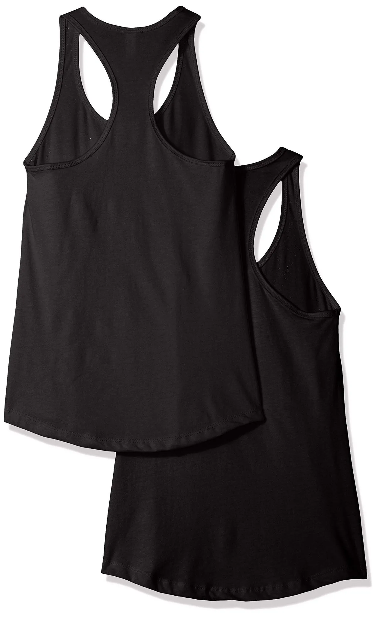 Clementine Apparel 2-Pack Tank Top for Women Racerback Sleeveless Summer Tanks