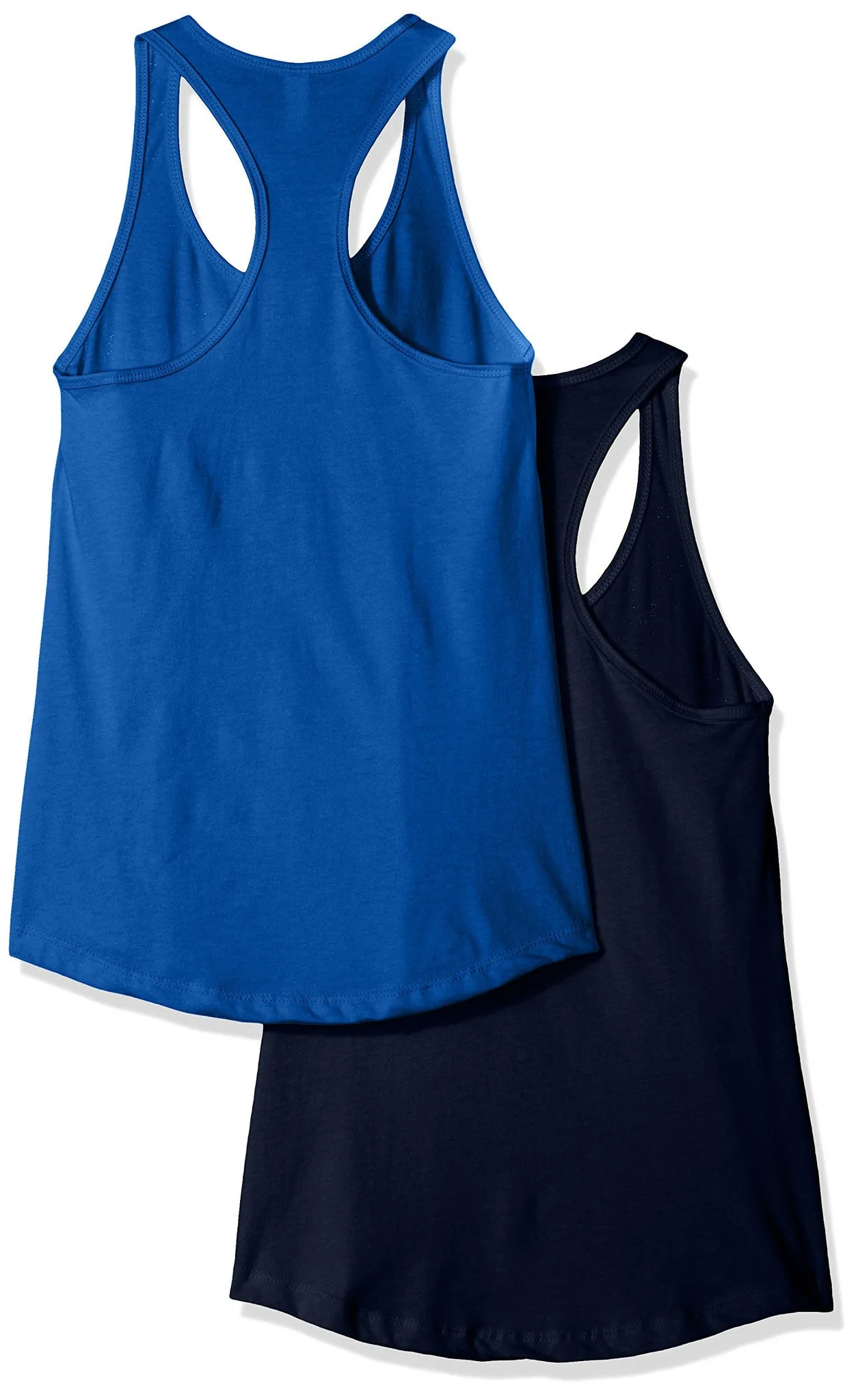 Clementine Apparel 2-Pack Tank Top for Women Racerback Sleeveless Summer Tanks