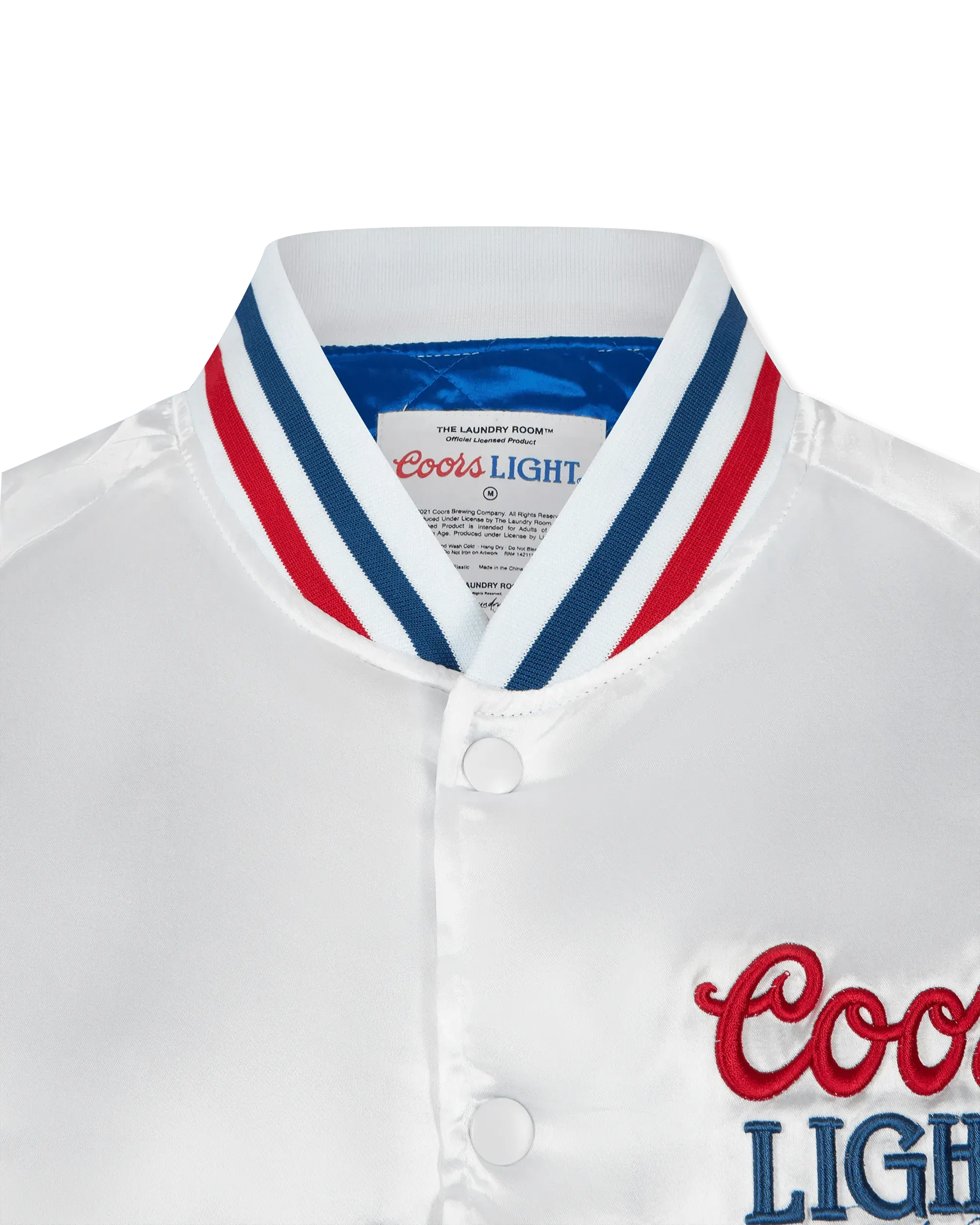 Coors Light 1980 Satin Stadium Bomber Jacket