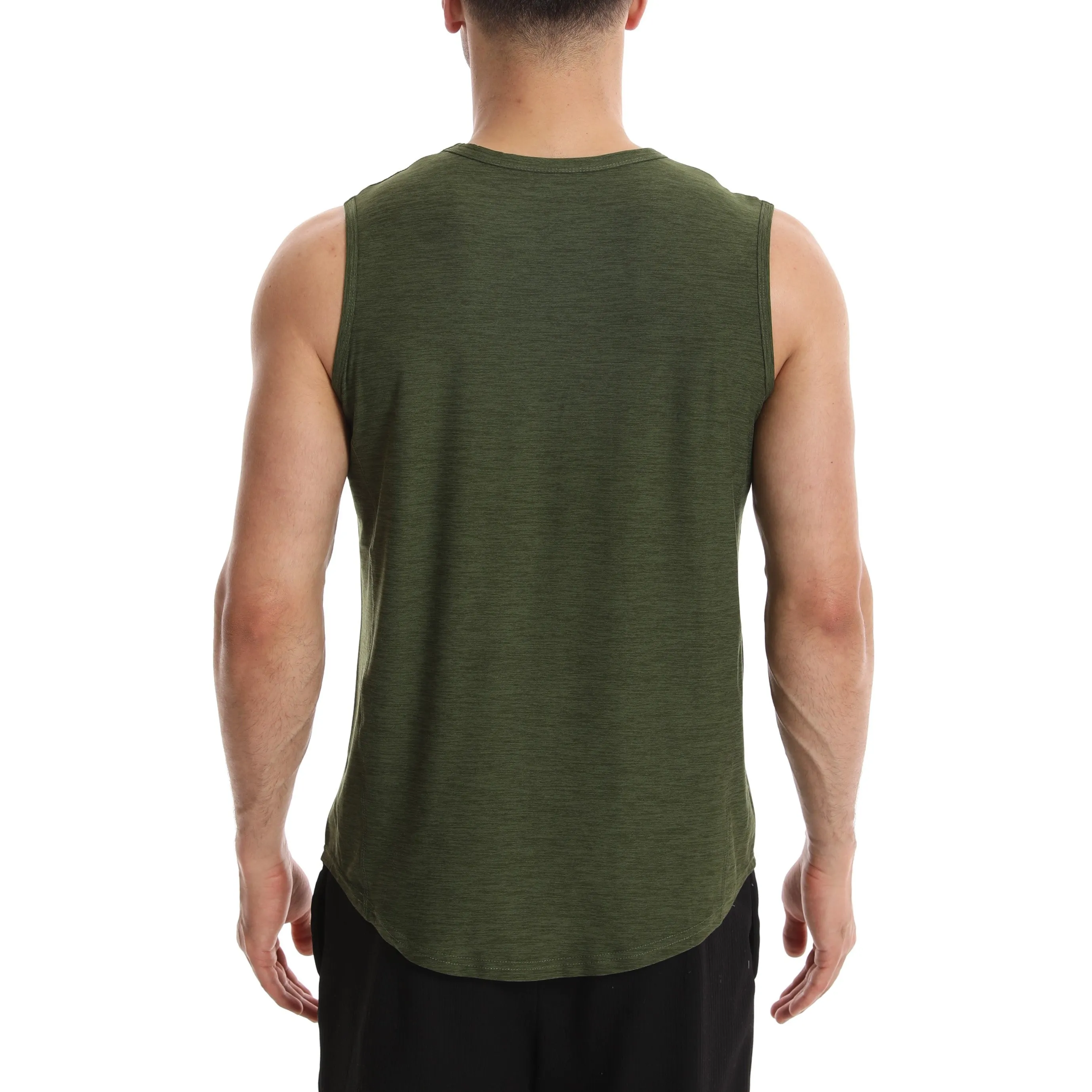 Crew Neck Muscle Tank Top | Active Gym Sleeveless | Men’s (2 Pack)