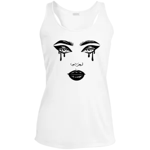 Crying Lady, Ladies' Performance Racerback Tank