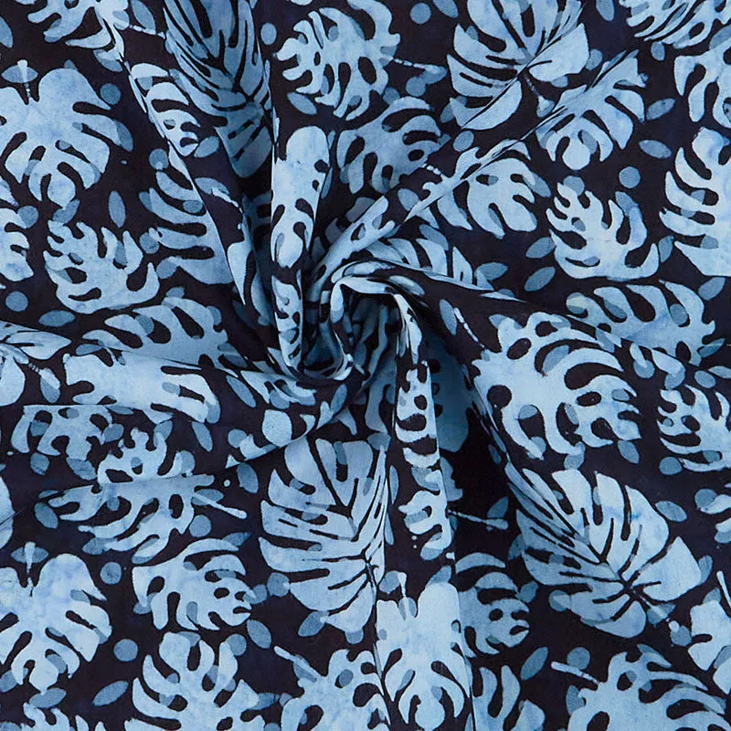 Fashion Rayon Batiks - Evening Botanics Yardage