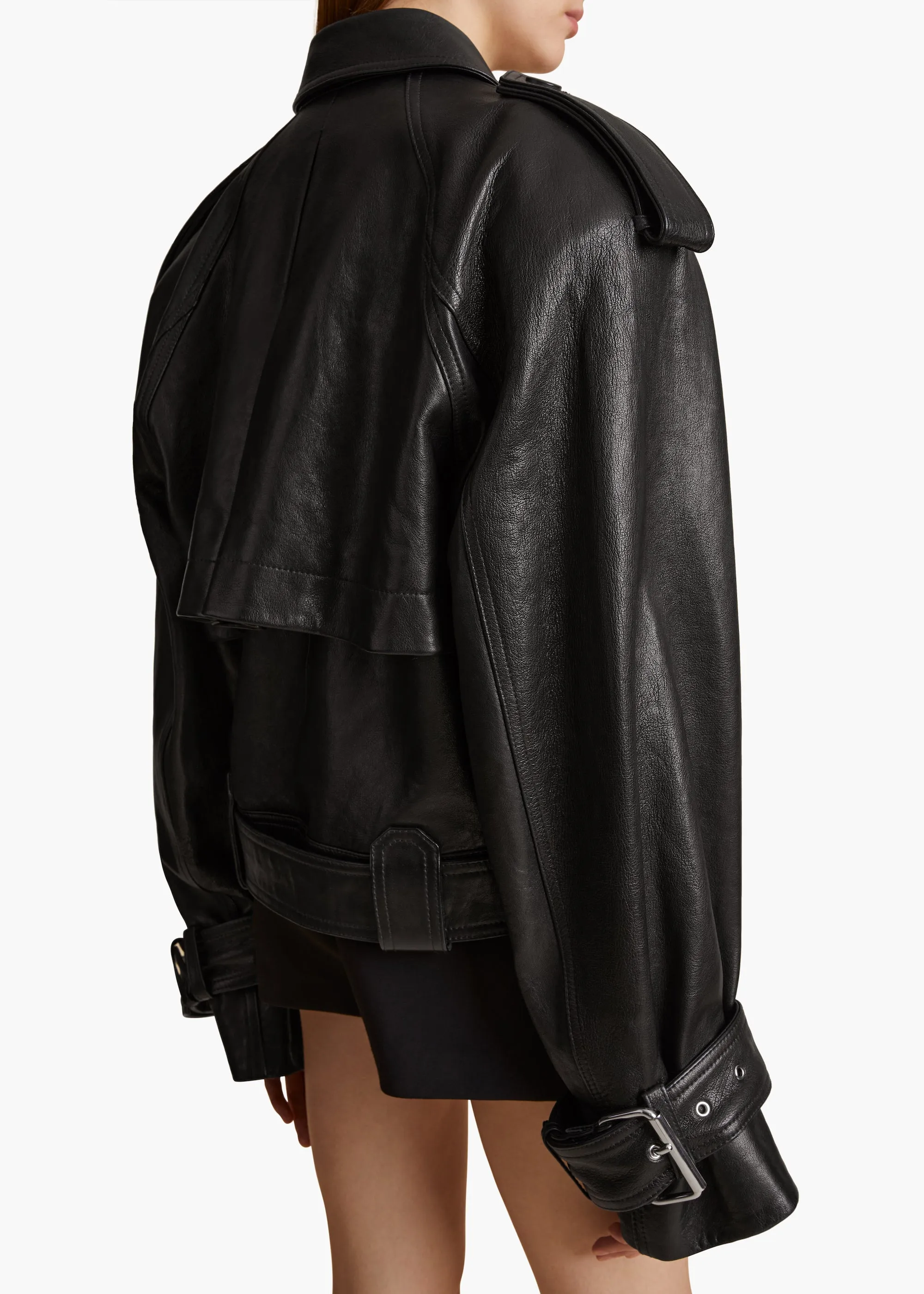 Hammond Jacket in Black Leather