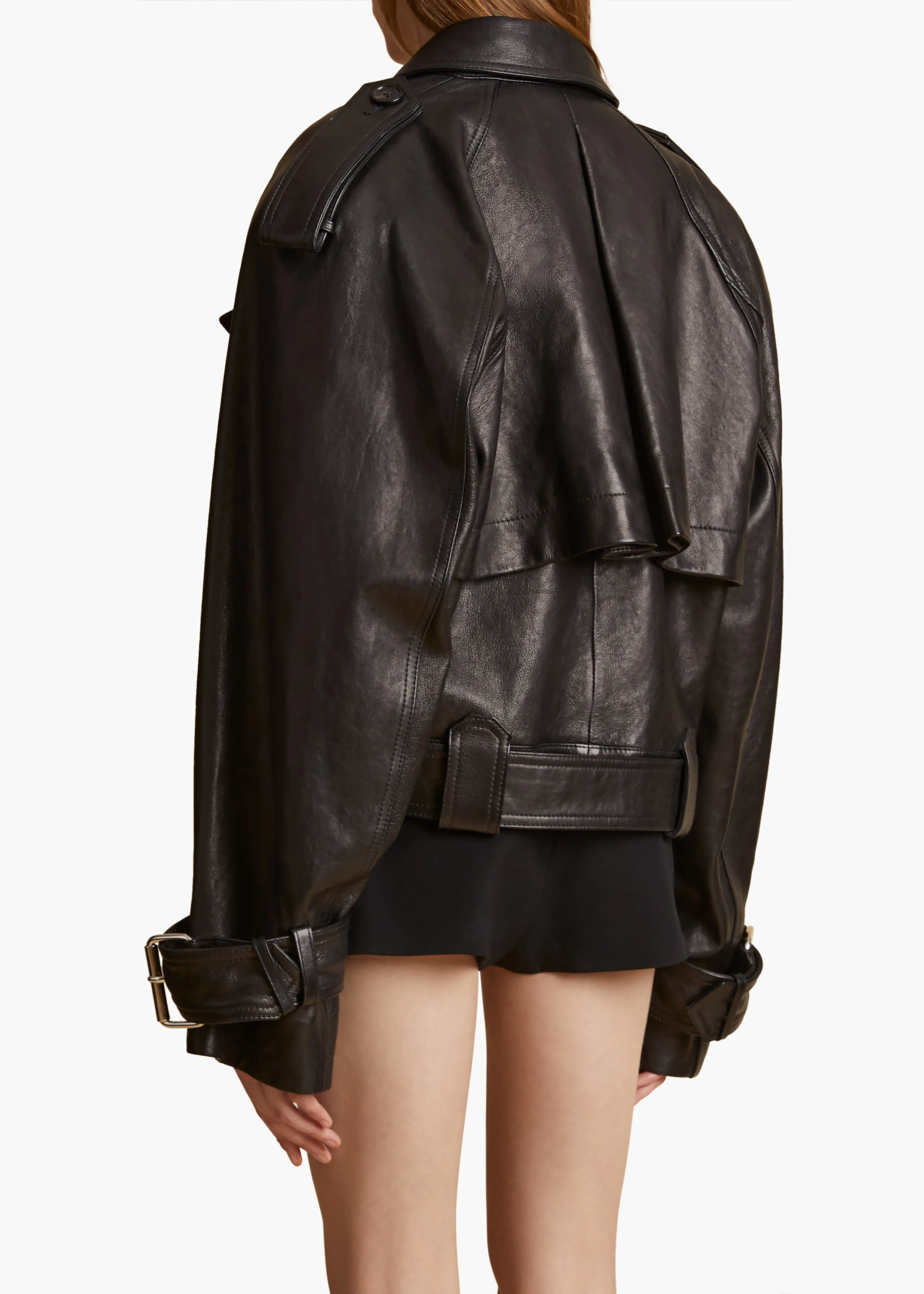 Hammond Jacket in Black Leather