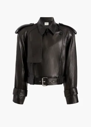 Hammond Jacket in Black Leather