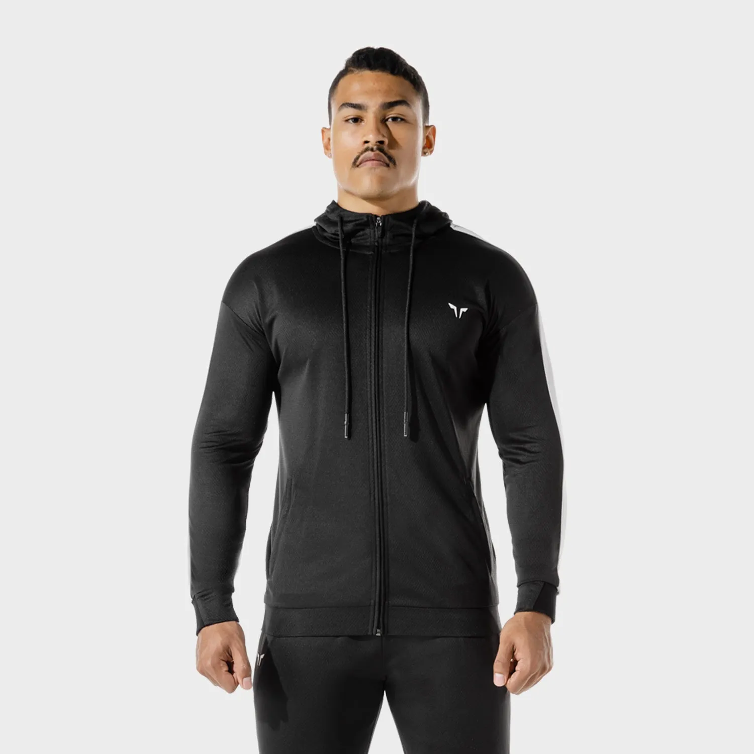 Hybrid Zip Up - Onyx