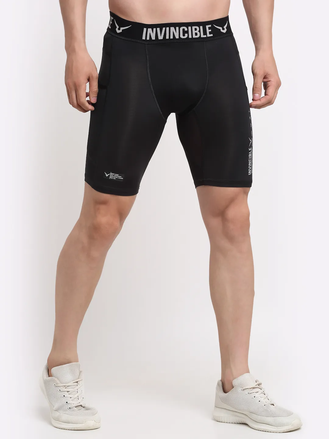 Invincible Men's Ghost Compression Shorts