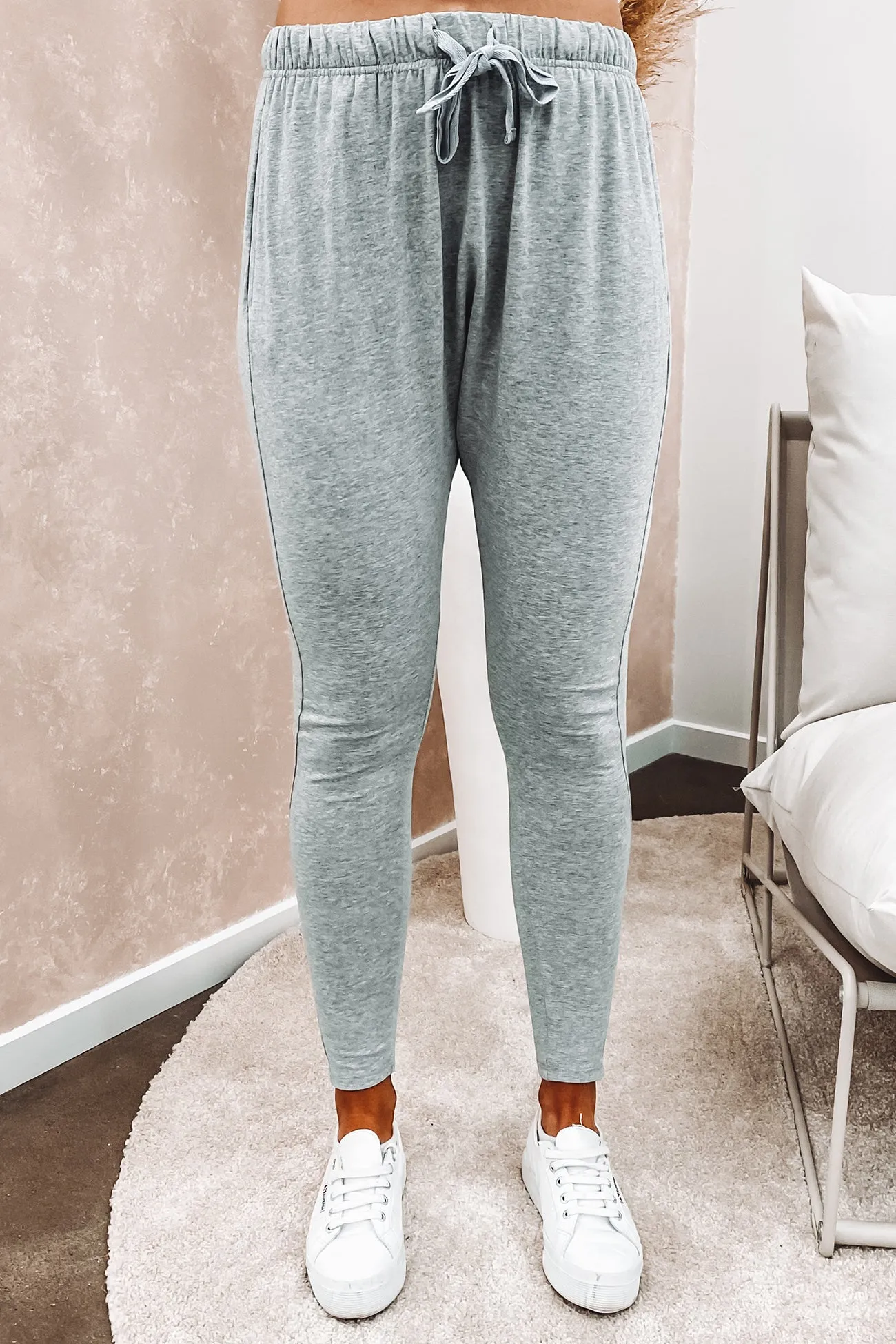 Isaiah Slouch Pant Light Grey