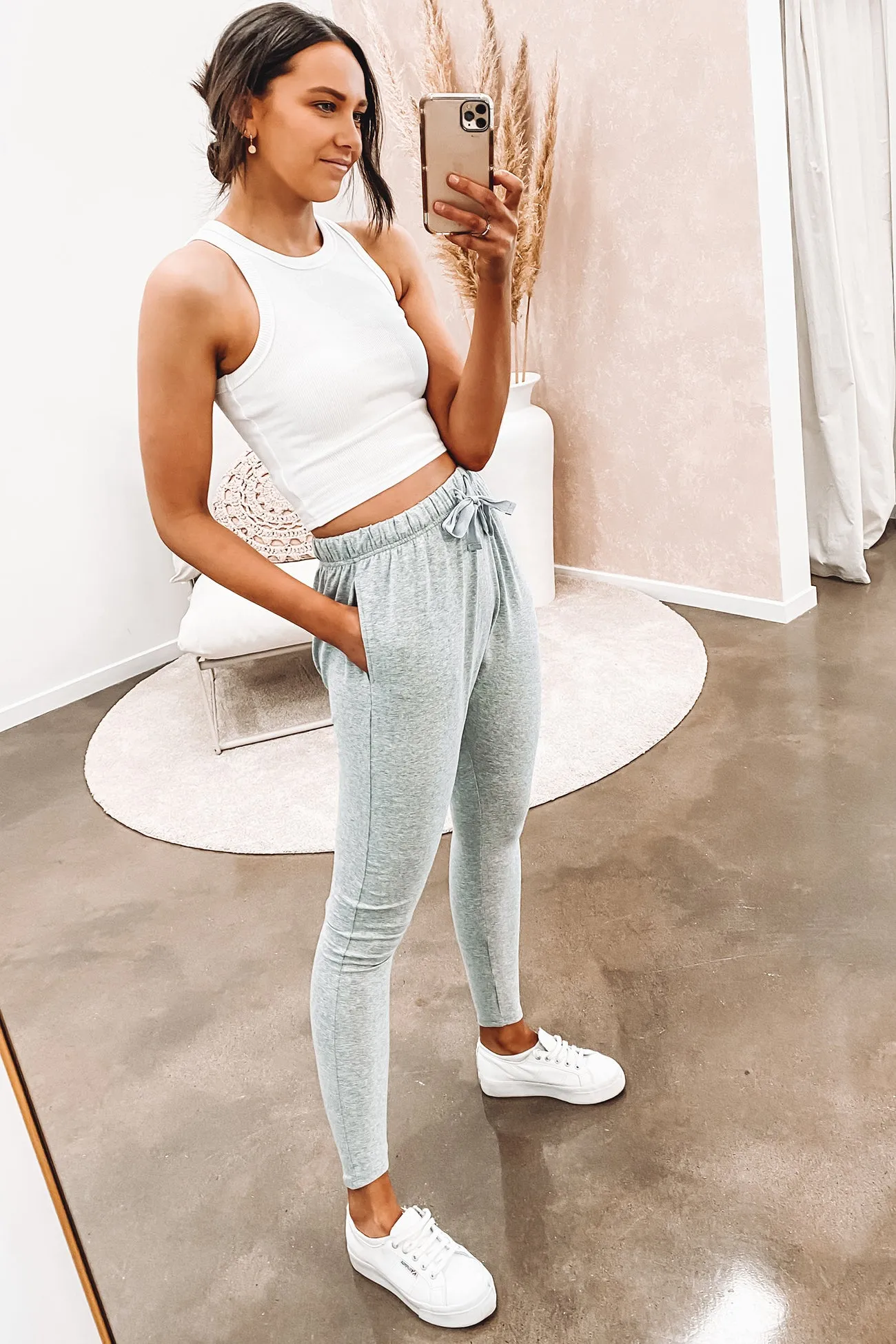 Isaiah Slouch Pant Light Grey