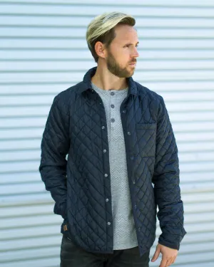 Lightweight Navy Quilted Jacket