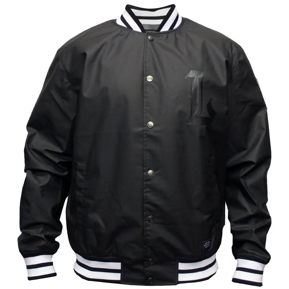 LRG Men's 47Th Ward Posse Starter Jacket Black