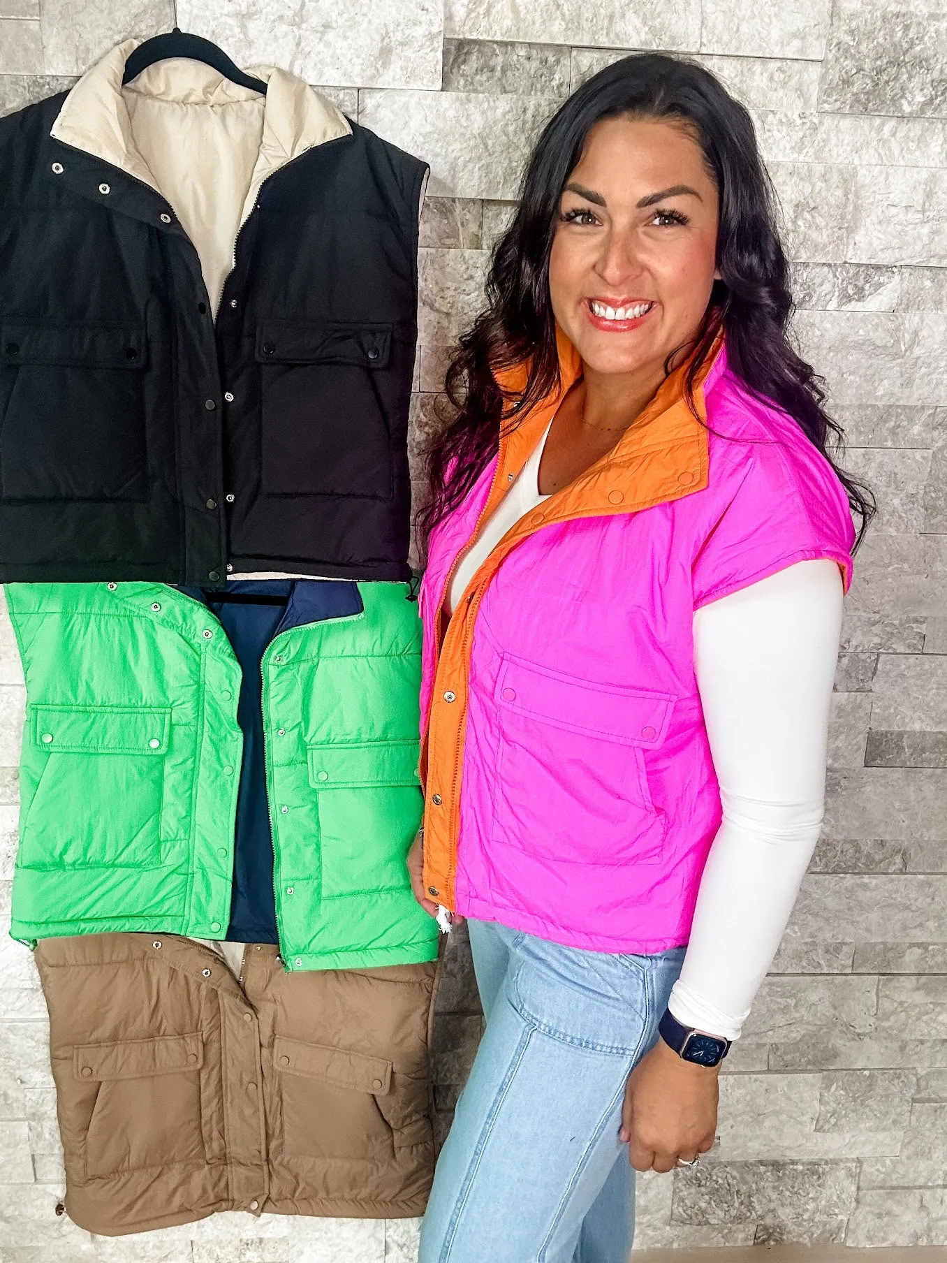 Maddox Reversible Puffer Vest - Blakeley(S-3XL)