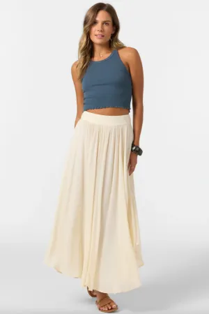 MARNIE SOLID MAXI SKIRT (IVR)