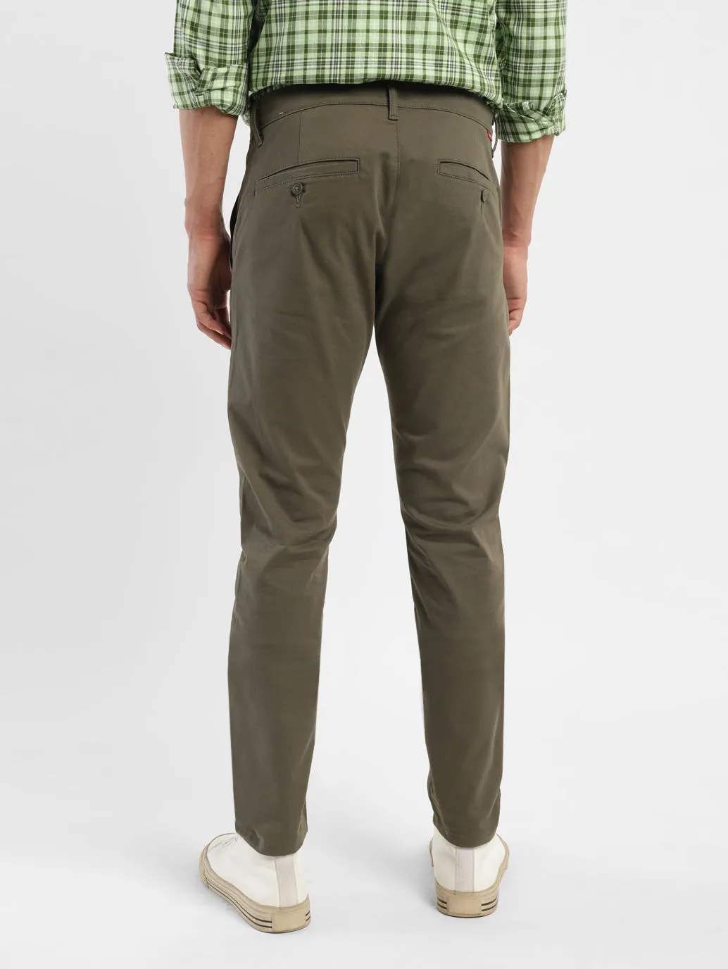 Men's 512 Green Slim Tapered Fit Chinos