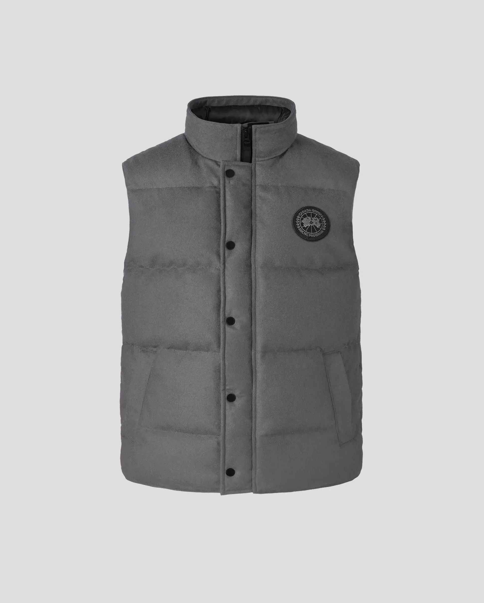 MEN'S GARSON VEST WOOL / SLATE GREY MELANGE