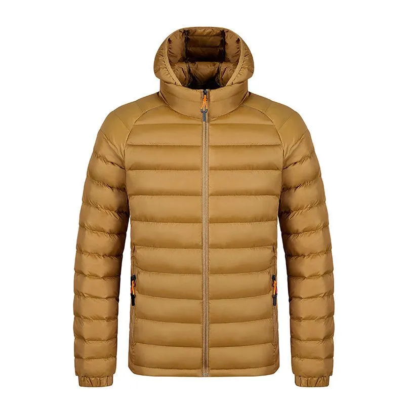 Men's Winter Lightweight Hooded Jacket