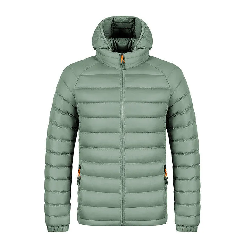 Men's Winter Lightweight Hooded Jacket