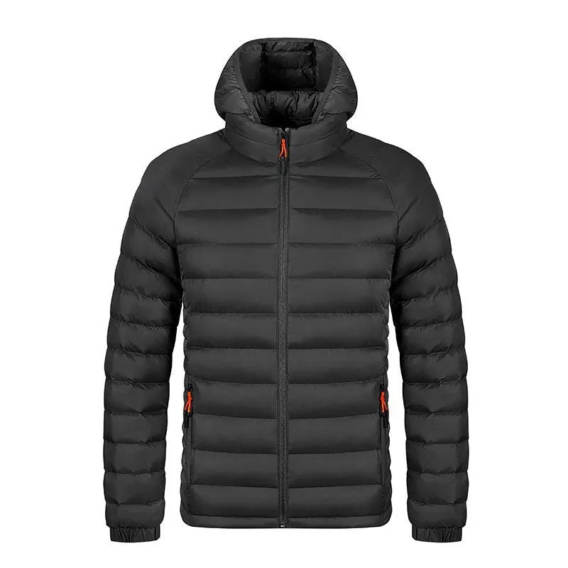 Men's Winter Lightweight Hooded Jacket