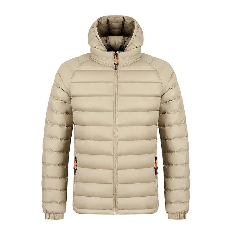 Men's Winter Lightweight Hooded Jacket