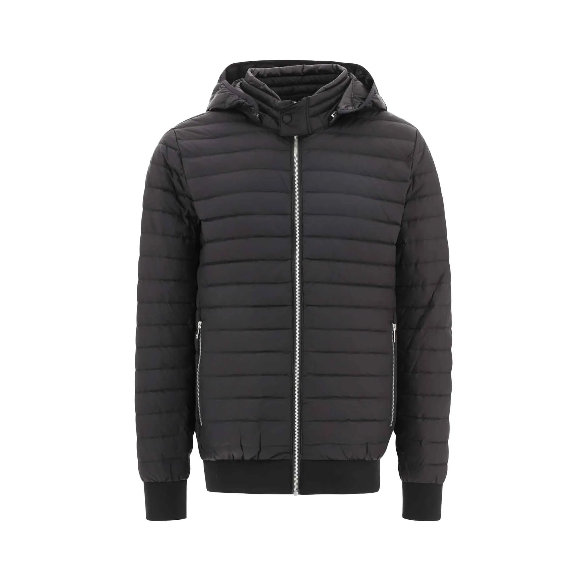 Moose Knuckles Mens Air Down Bomber in Black