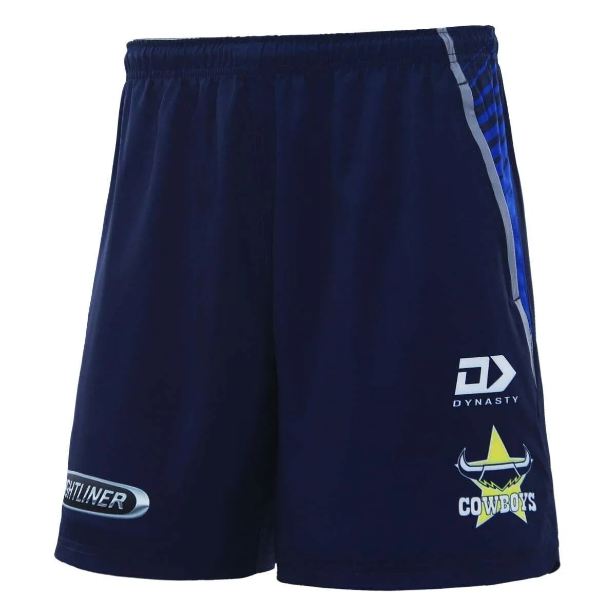 NRL 2023 Gym Training Shorts - North Queensland Cowboys - Adult - NAVY - DYNASTY