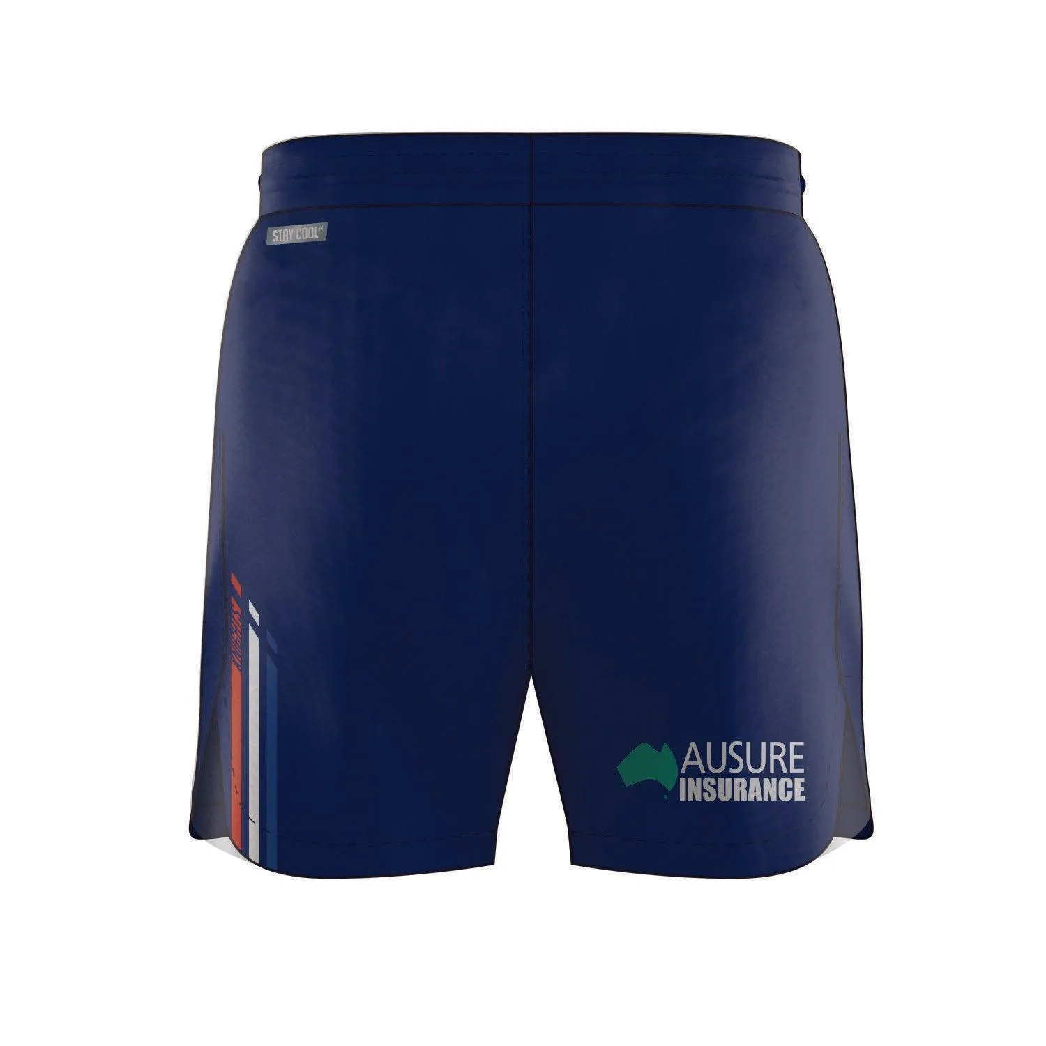 NRL 2024 Training Gym Shorts - Newcastle Knights - Navy - Adult - Pockets w/zip