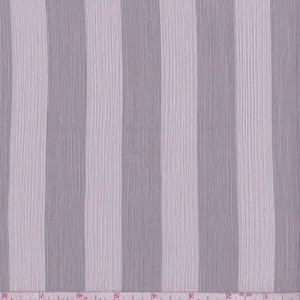 Pink Champagne Satin Stripe Crinkle Chiffon Fabric