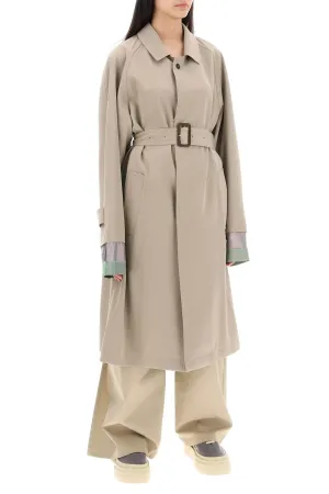 "trench coat with discreet