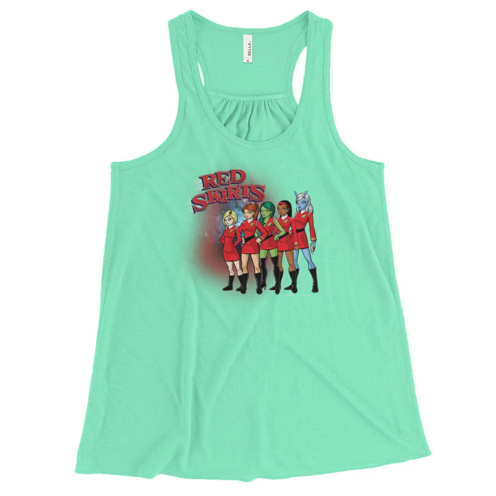 Red Skirts Security Team Racerback Tank