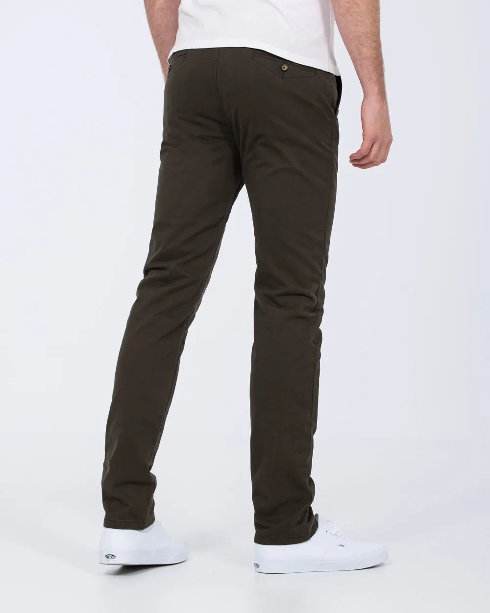 Redpoint Odessa Slim Fit Tall Thermal Chinos (olive)