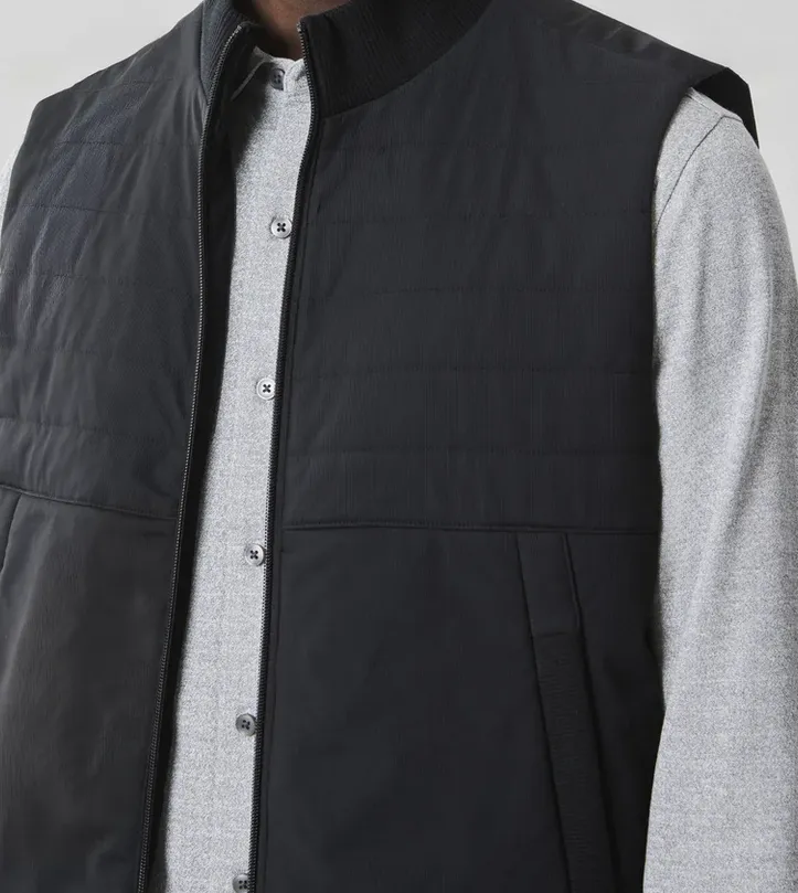 Robert Barakett Fremantle Quilted Vest | Black