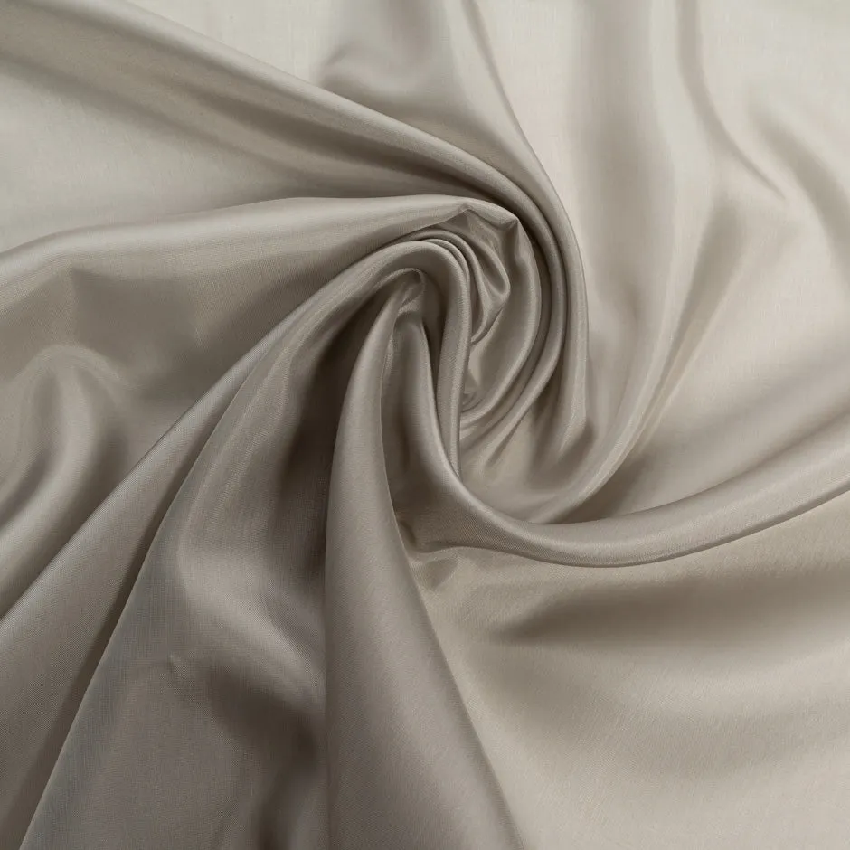 Soft Taupe Grey Anti-Static Cupro Lining