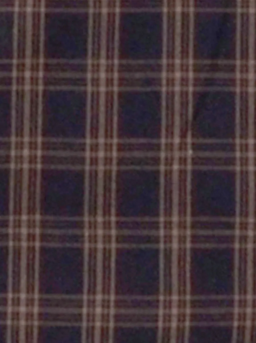 Soil Brown & Black Checked Smart Fit Casual Shirt | Greenfibre