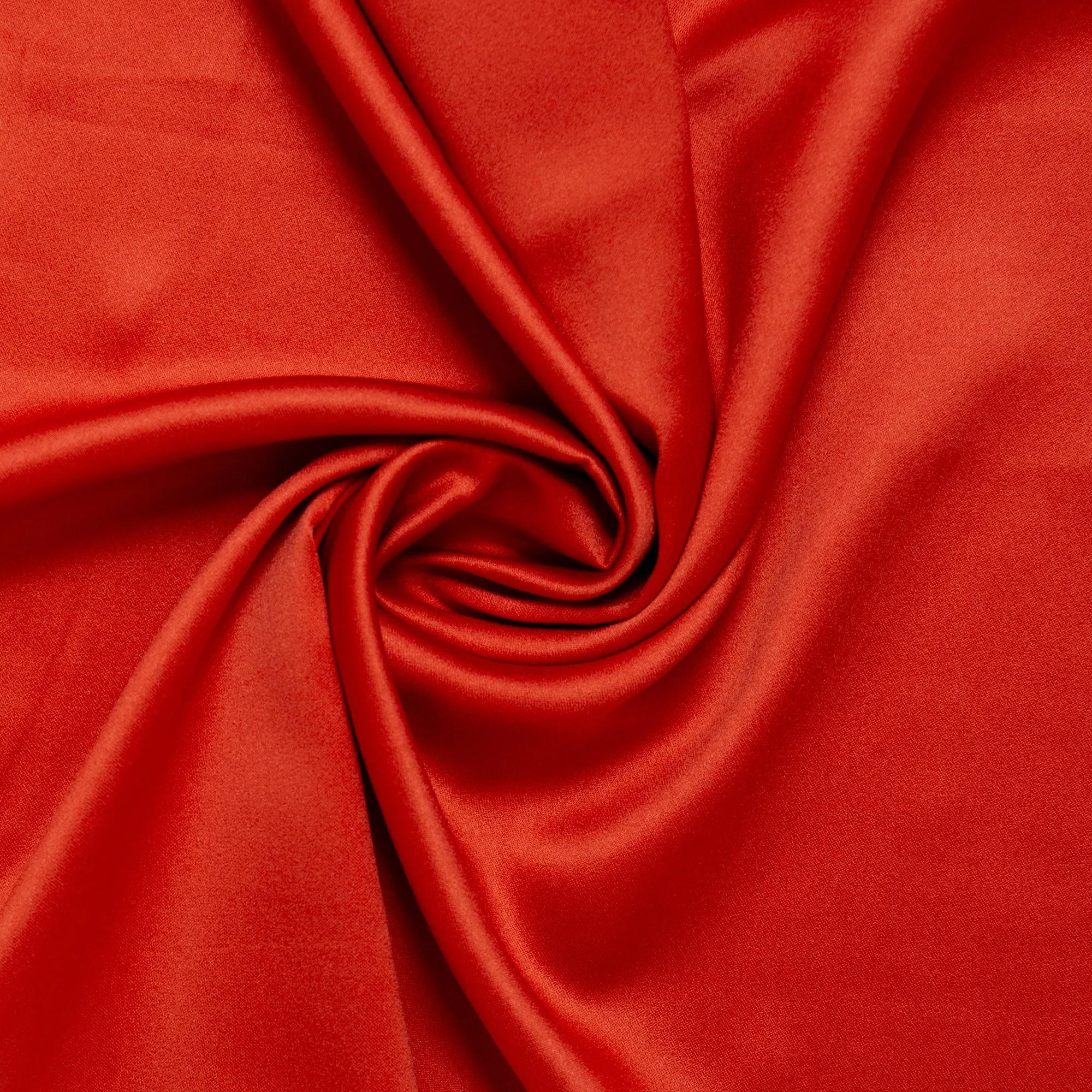 Solid Satin Velvet - CHARLOTTE - Orange