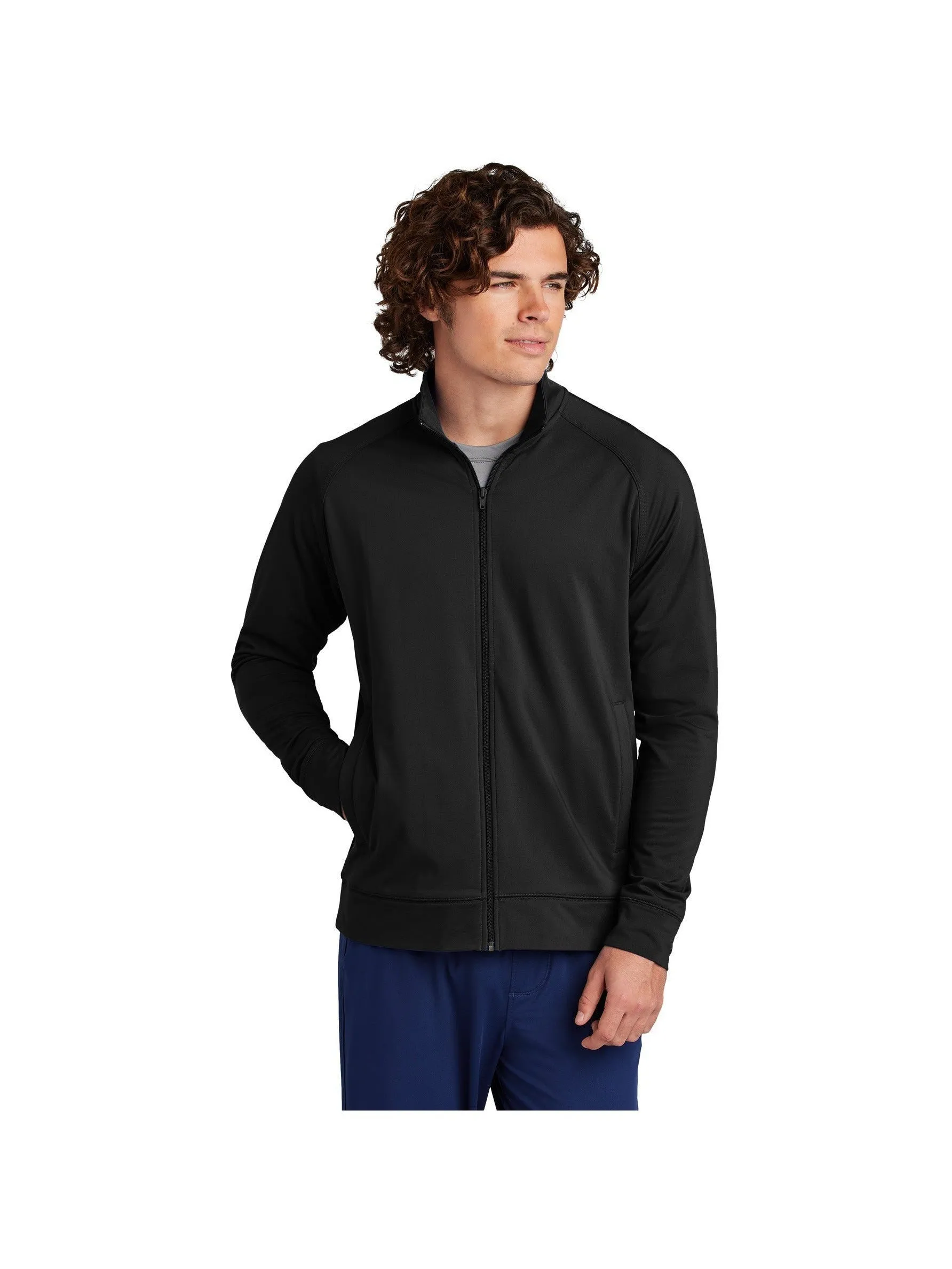 Sport-Tek Sport-Wick Stretch Full-Zip Cadet Jacket