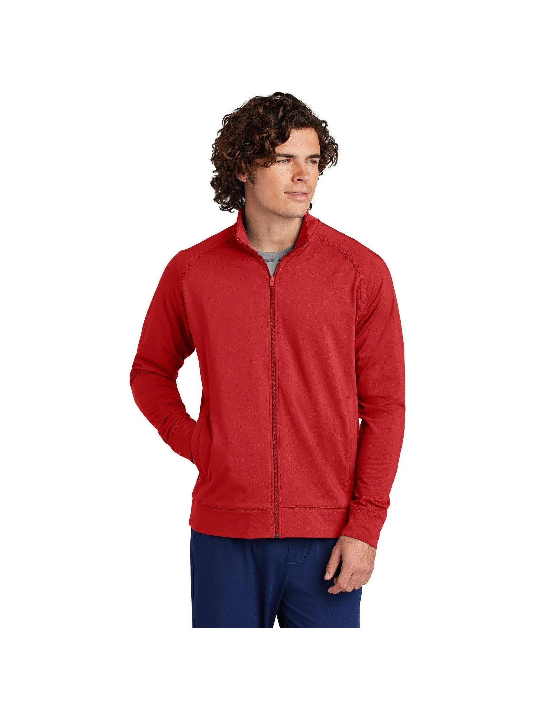 Sport-Tek Sport-Wick Stretch Full-Zip Cadet Jacket