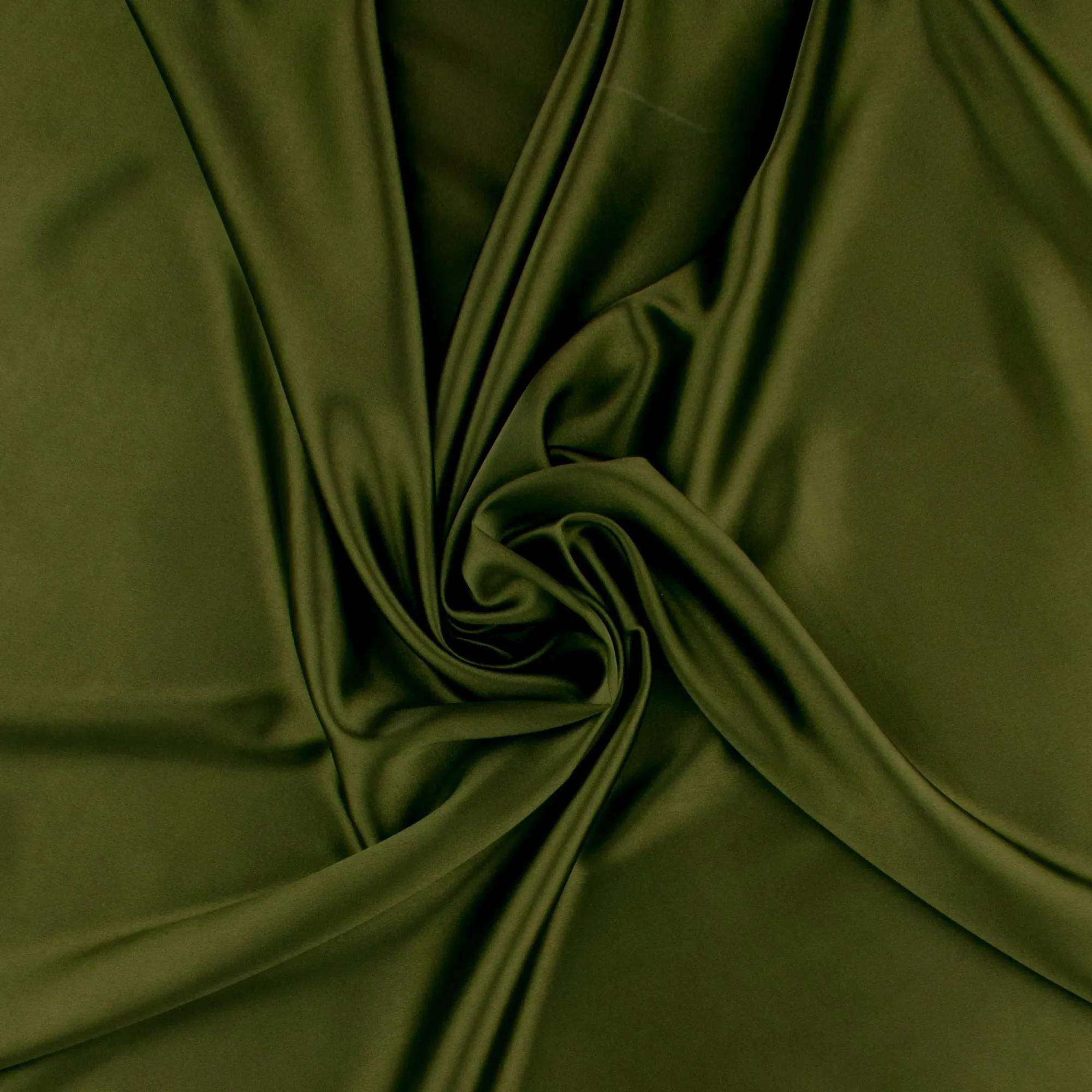 Stretch Matte Satin - CLICHY - Khaki