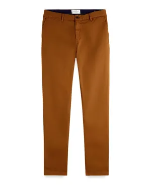 Stuart Stretch Chinos Regular Slim Fit Walnut