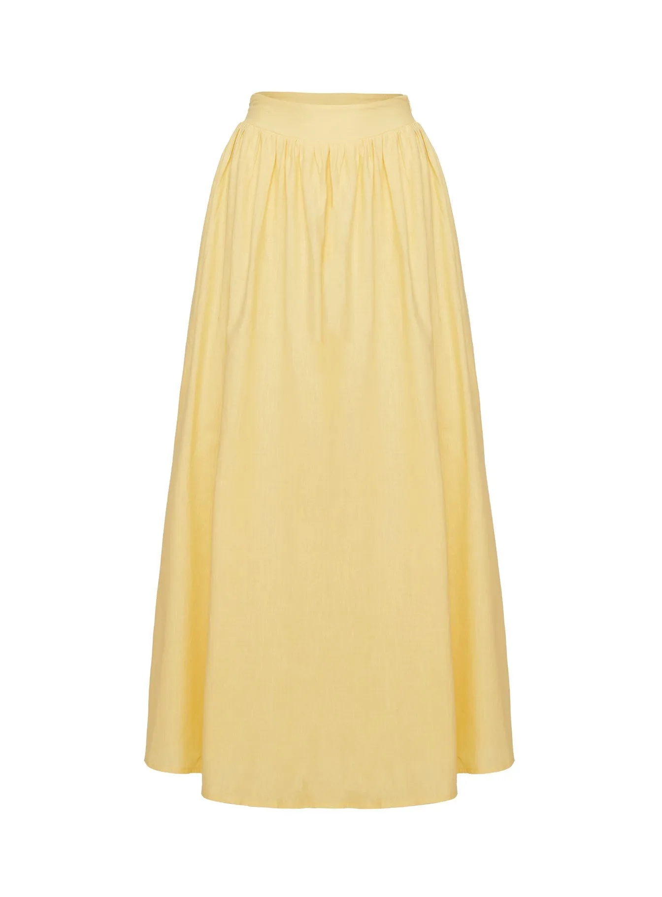 Valerio Maxi Skirt Yellow