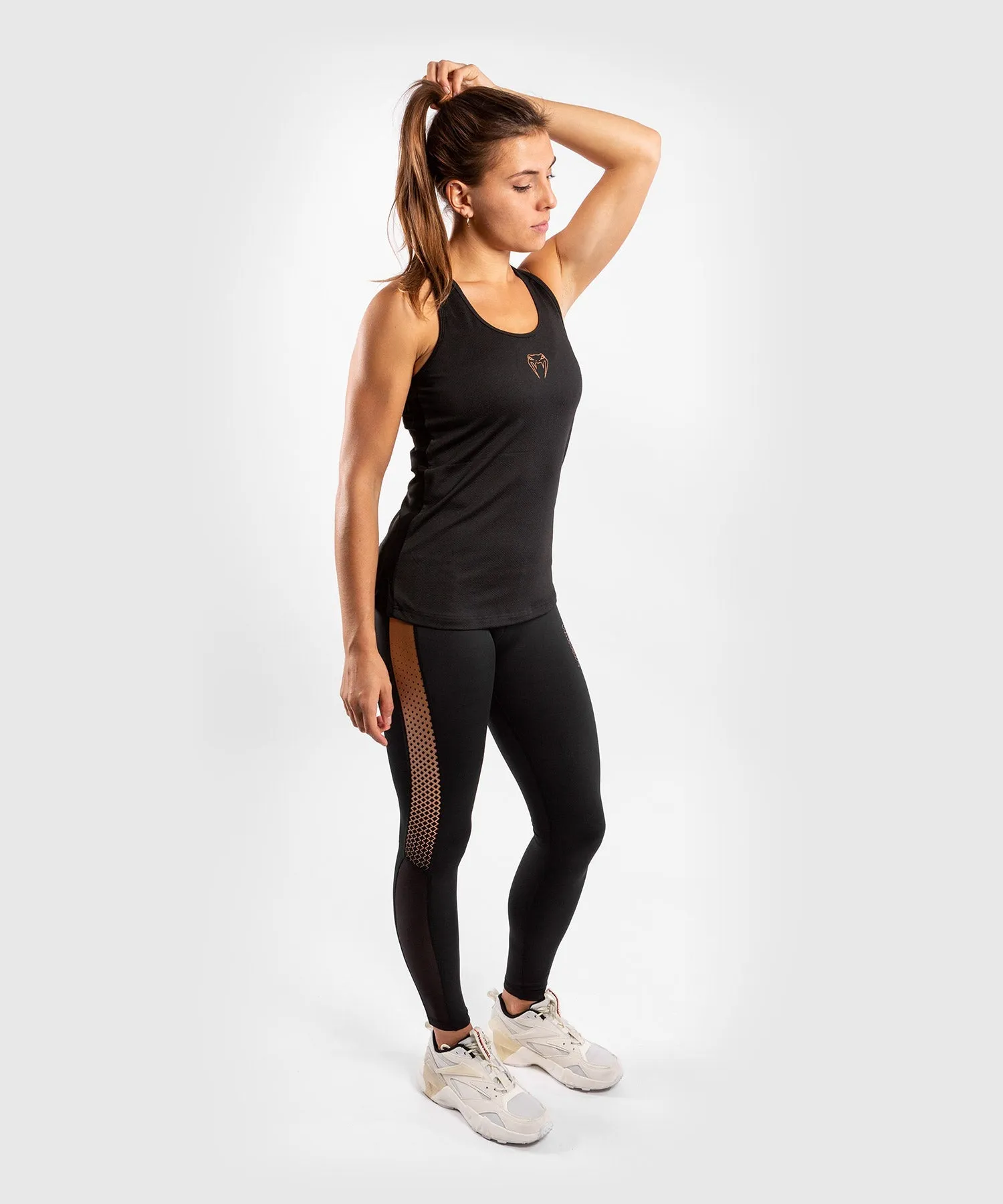 Venum Tecmo Tank Top - For Women - Black/Bronze