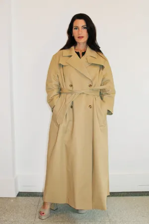 Vivetta - Gabardine Trench Coat: Khaki